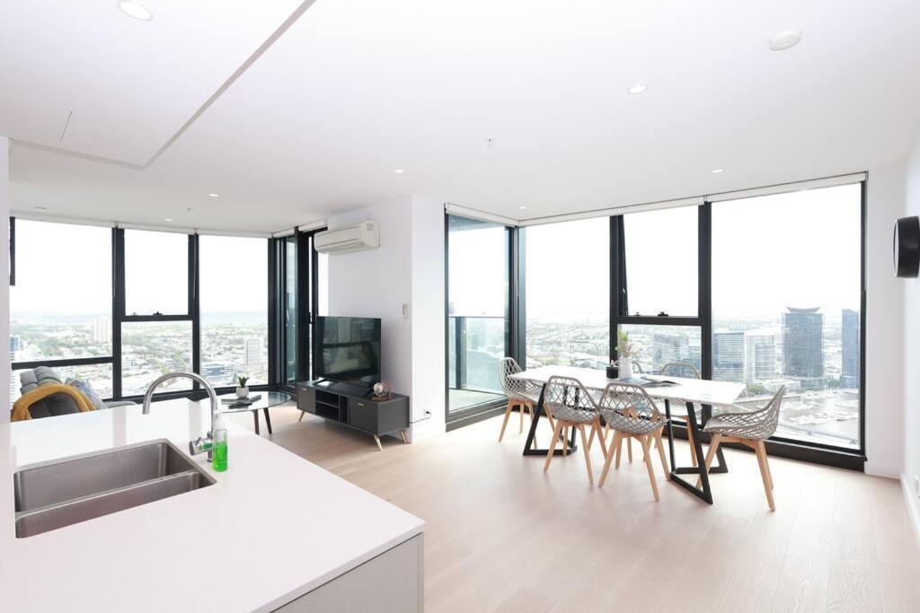 10D Stunning Ocean And Yara River View 2Bedroom Apt With Free Parking Melbourne Luaran gambar